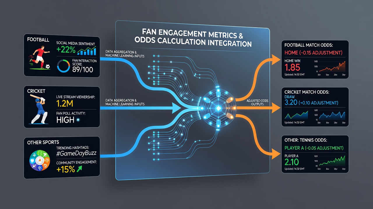 Analysts reviewing real-time social metrics and betting line adjustments for cricket and basketball matches