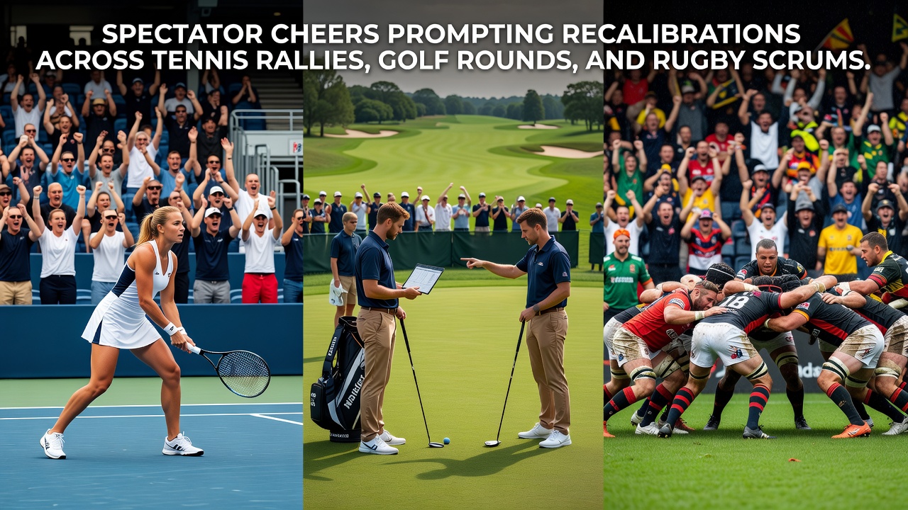 Rugby scrum engagement with visible crowd reaction and live betting interface showing updated odds
